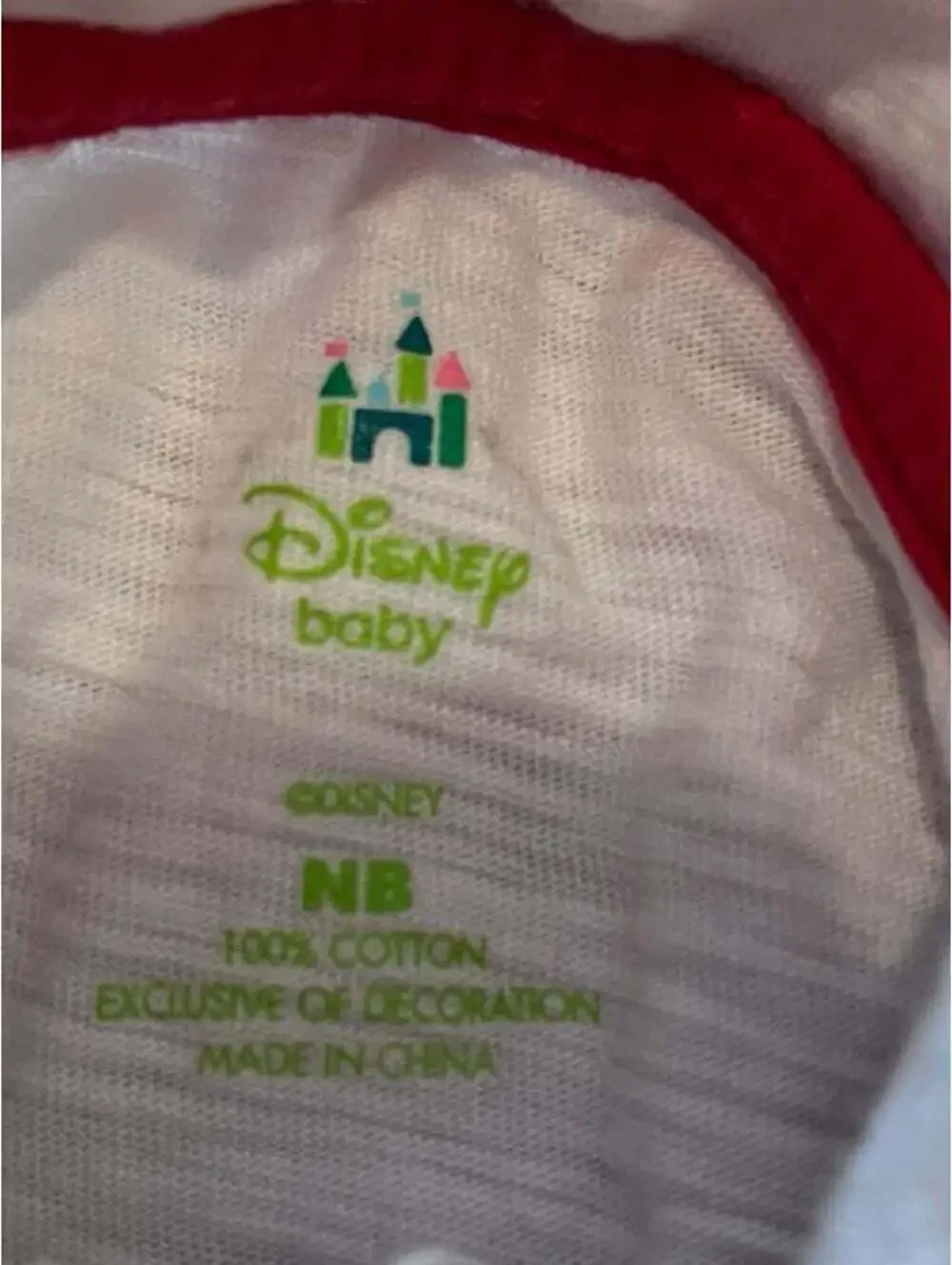 Disney Newborn Mickey Mouse Polo Shirt + Jeans Baby Boy Outfit Set (Size NB)
